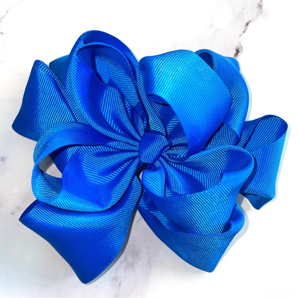 Blue Hair Bow